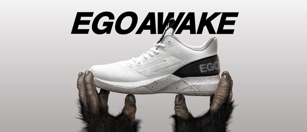 EGOZARU EGO-AWAKE LOW ホワイト　エゴアウェイク　バッシュ