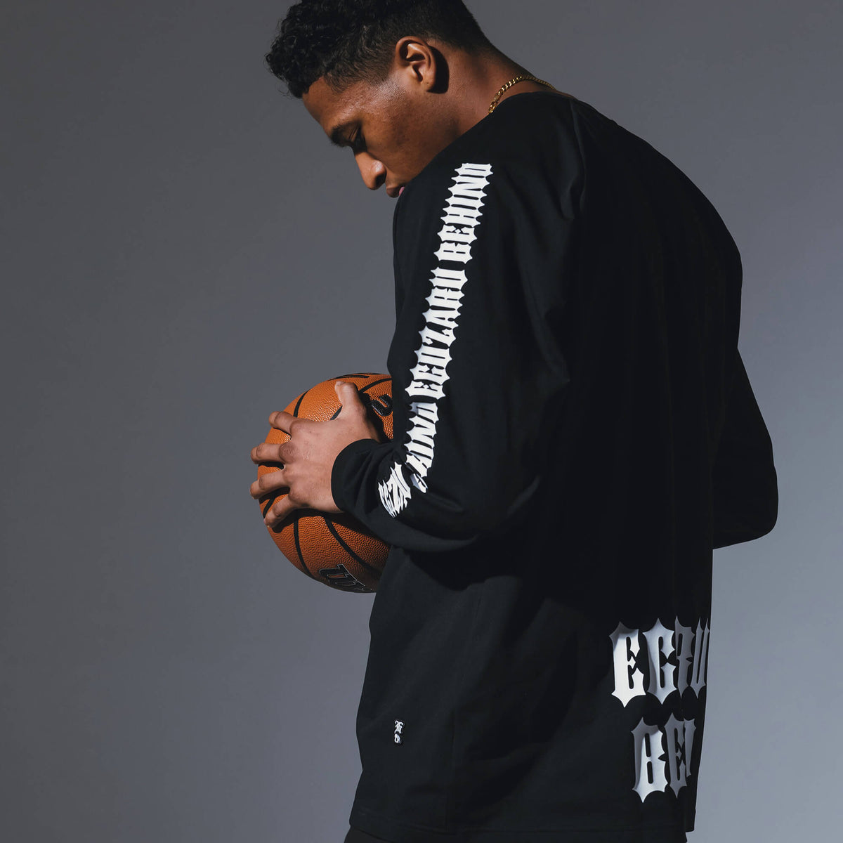 Sleeve Oversized Long Sleeve T-shirt (EZBH)