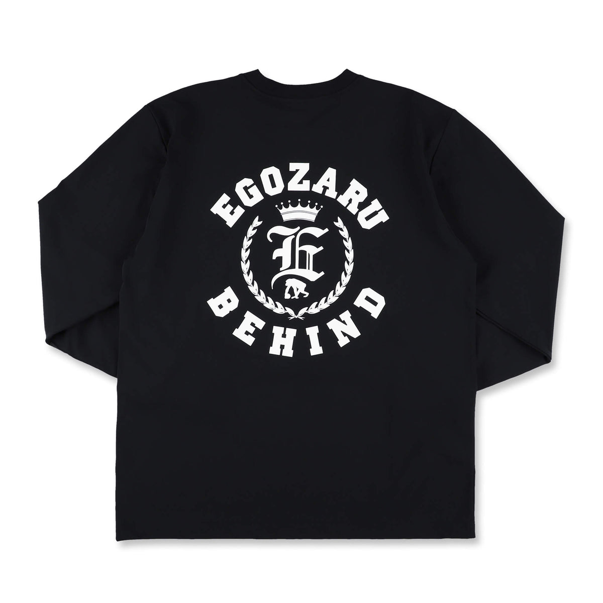 Crown Oversized Long Sleeve T-shirt (EZBH)