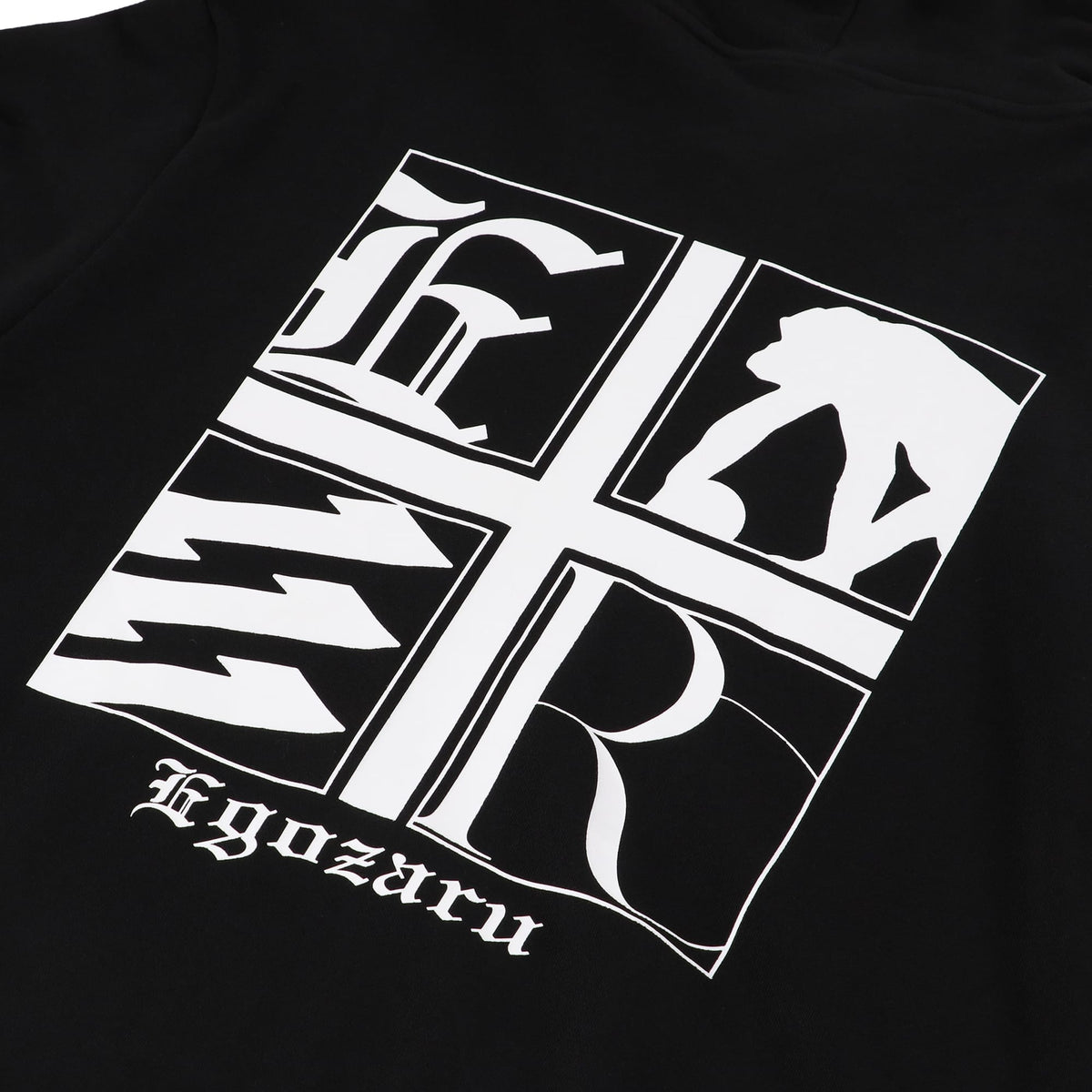 4スクエア スウェットパーカ(EZBH)