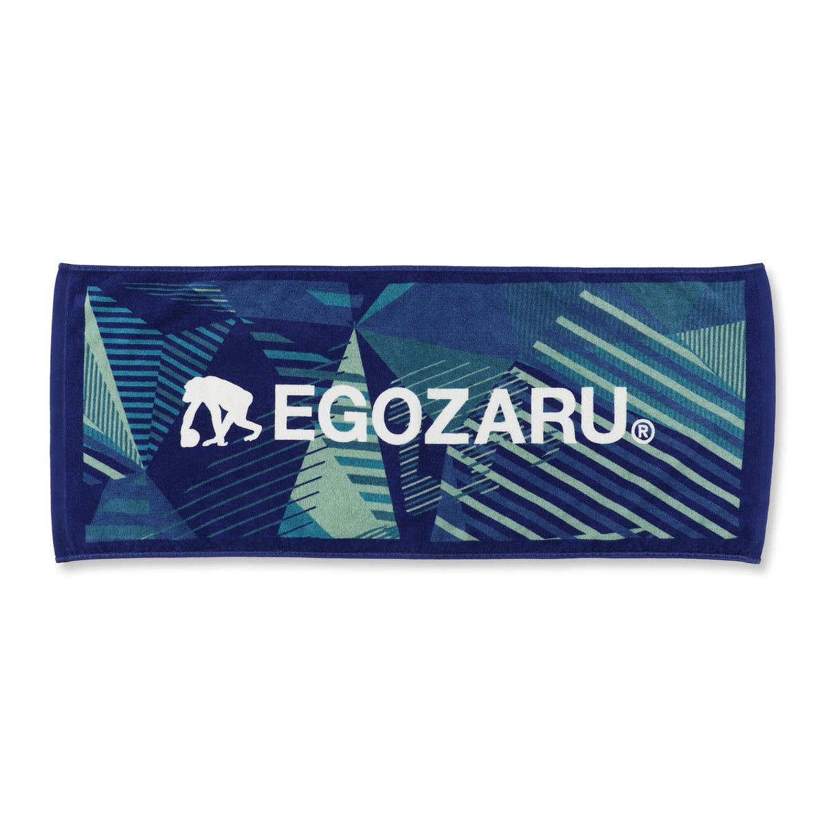 Wide Geometric Sports Face Towel