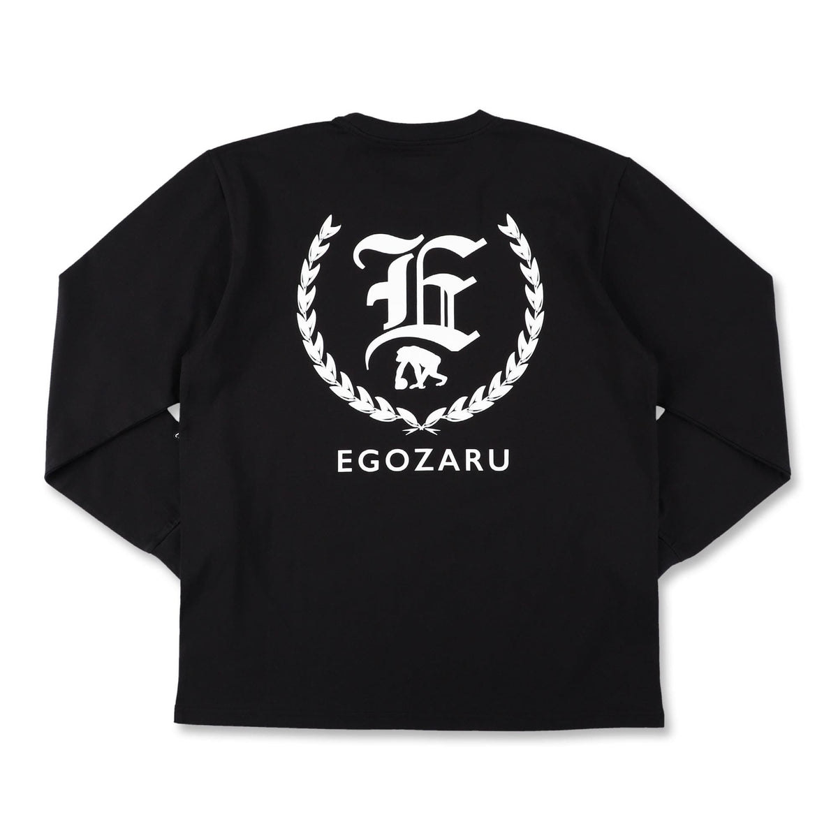 Emblem Oversized Cotton Long Sleeve T-shirt (EZBH)