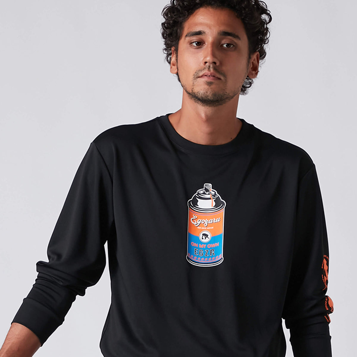 Spray Marking Long Sleeve T-shirt