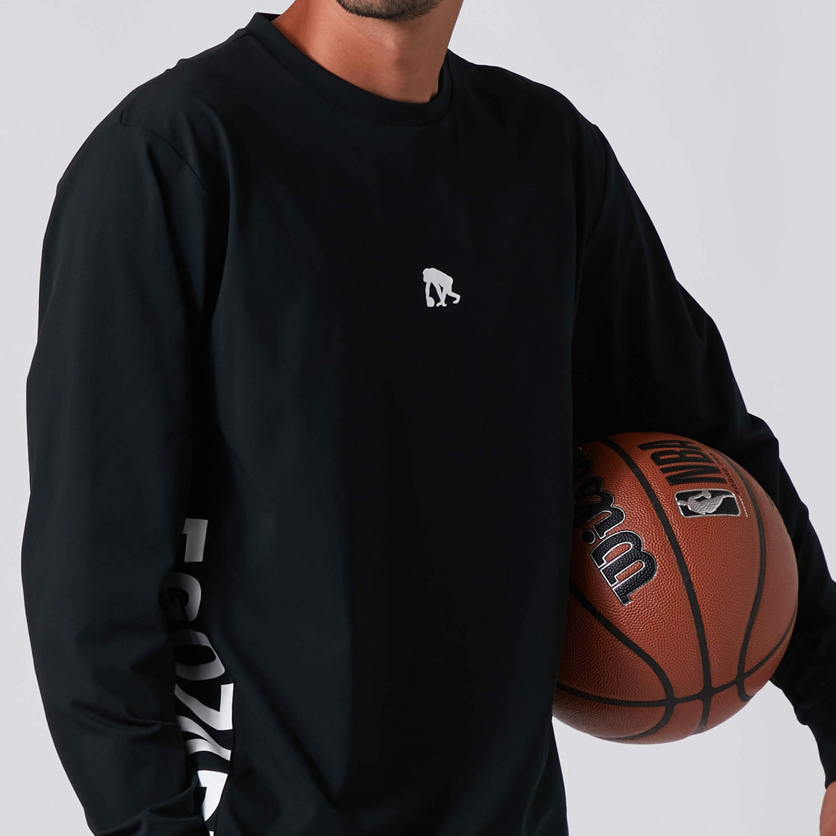 Side panel long sleeve t-shirt