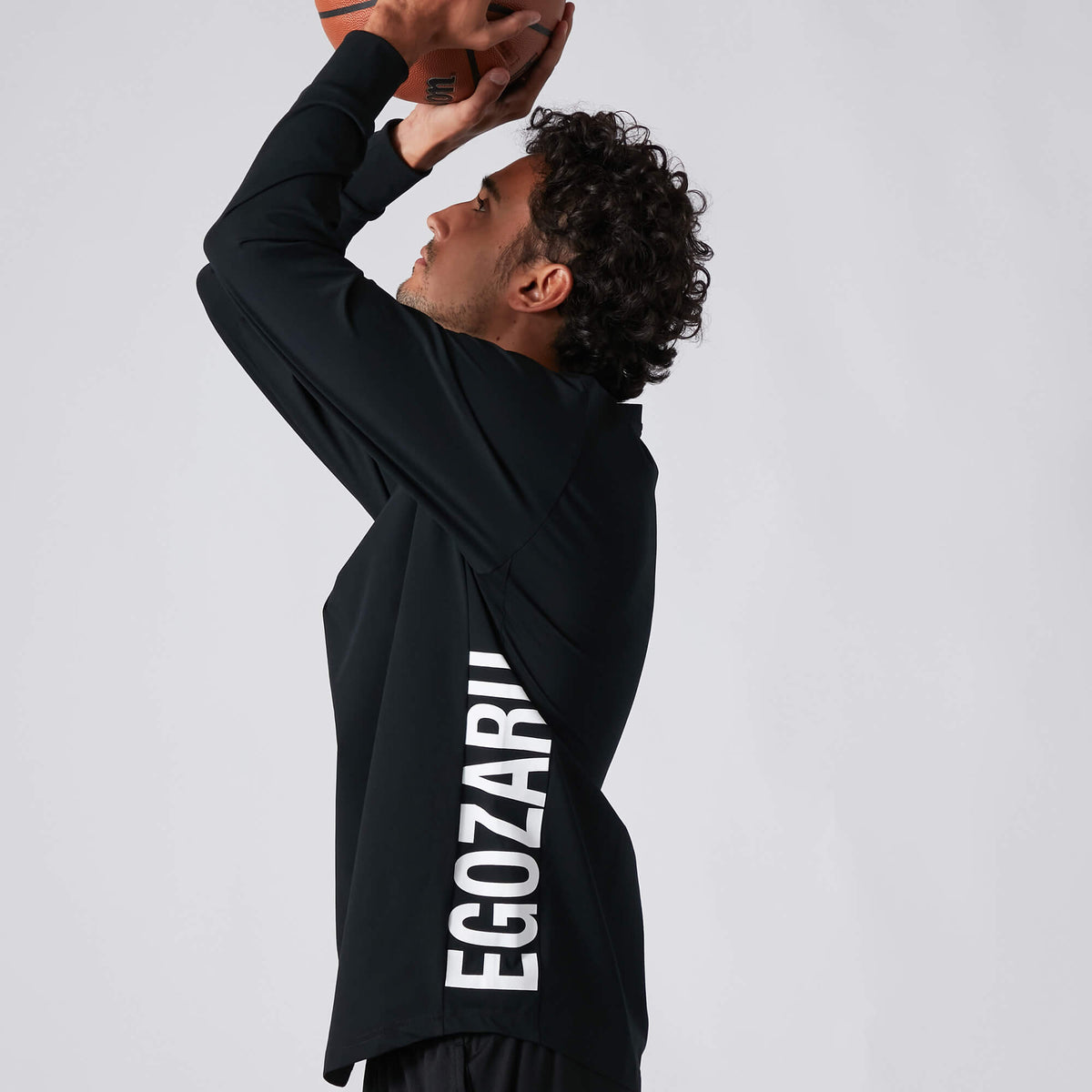 Side panel long sleeve t-shirt