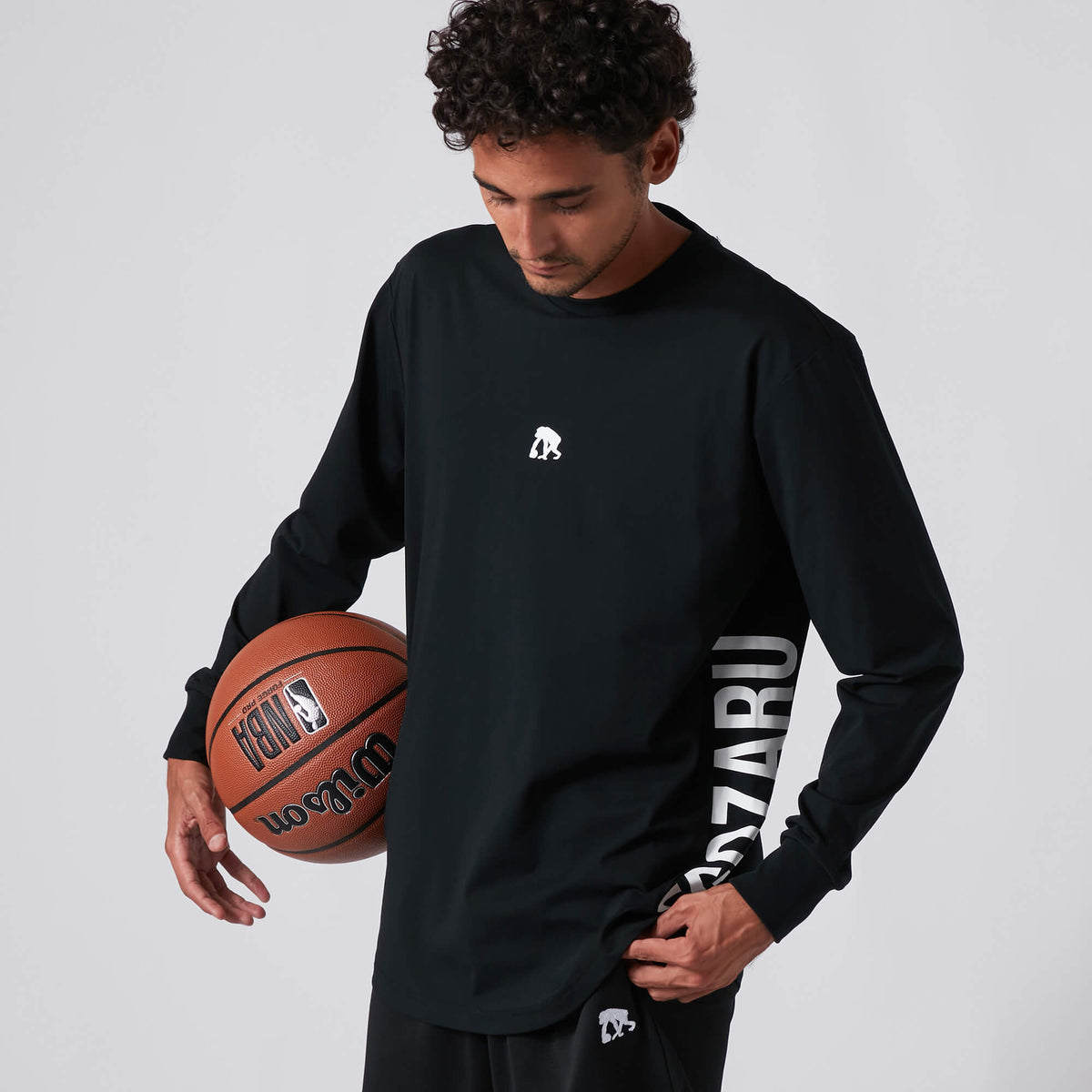 Side panel long sleeve t-shirt