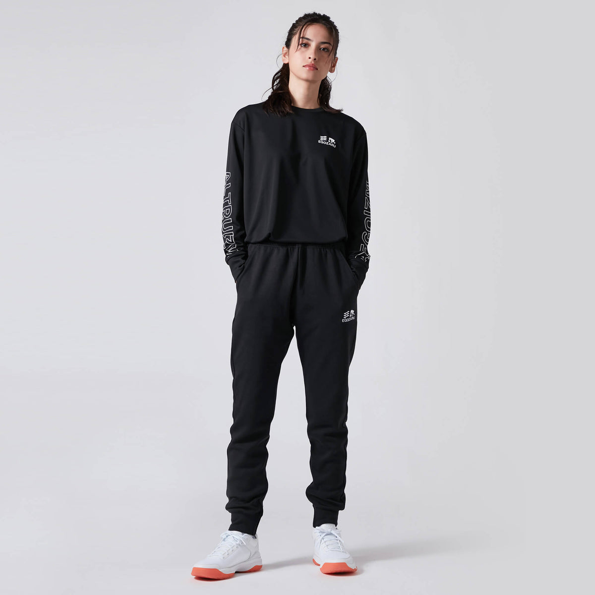 Double-faced sweatshirt jogger pants