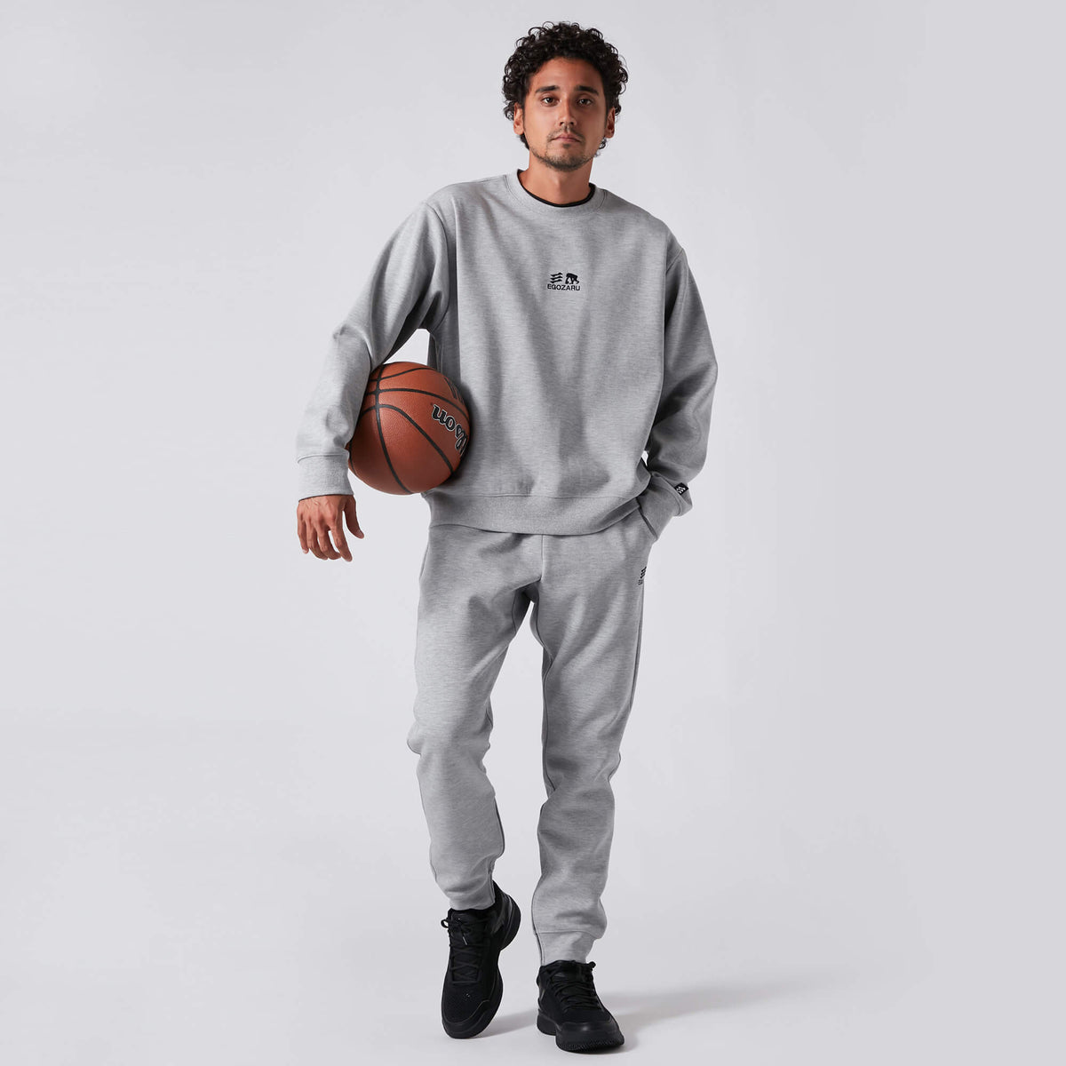 Double-faced sweatshirt jogger pants