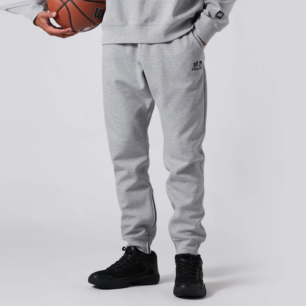 Double-faced sweatshirt jogger pants