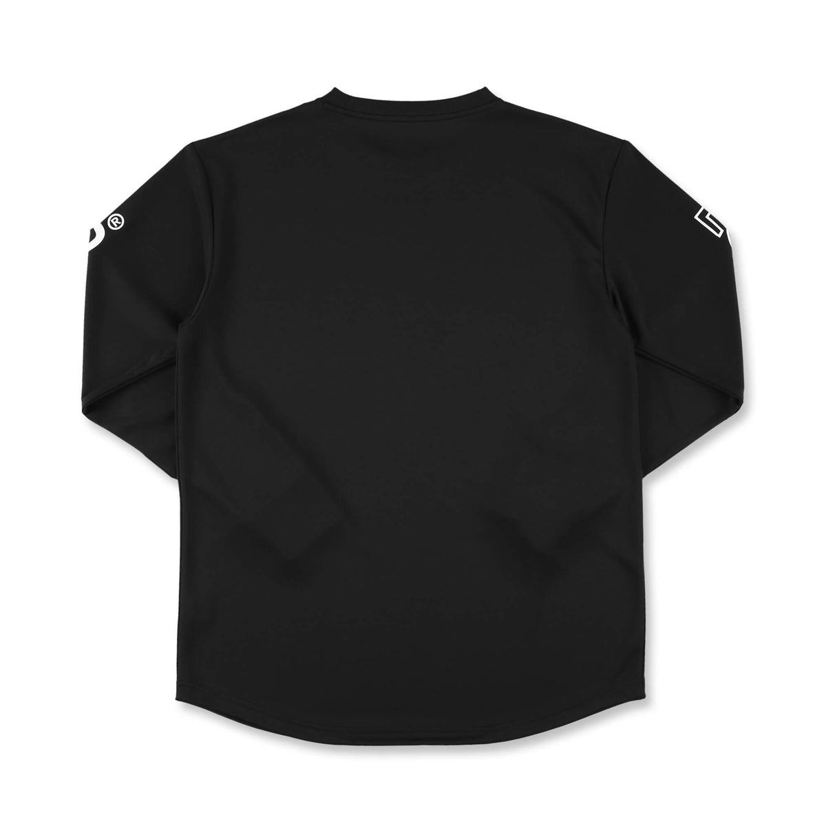 ワンサイドラインスリーブロゴ ロングスリーブTシャツ