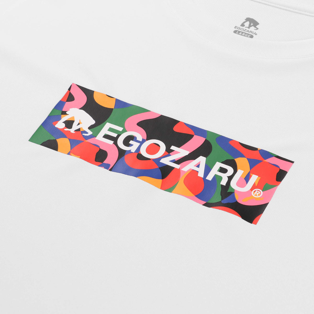 Pop Pattern Box Logo Long Sleeve T-Shirt