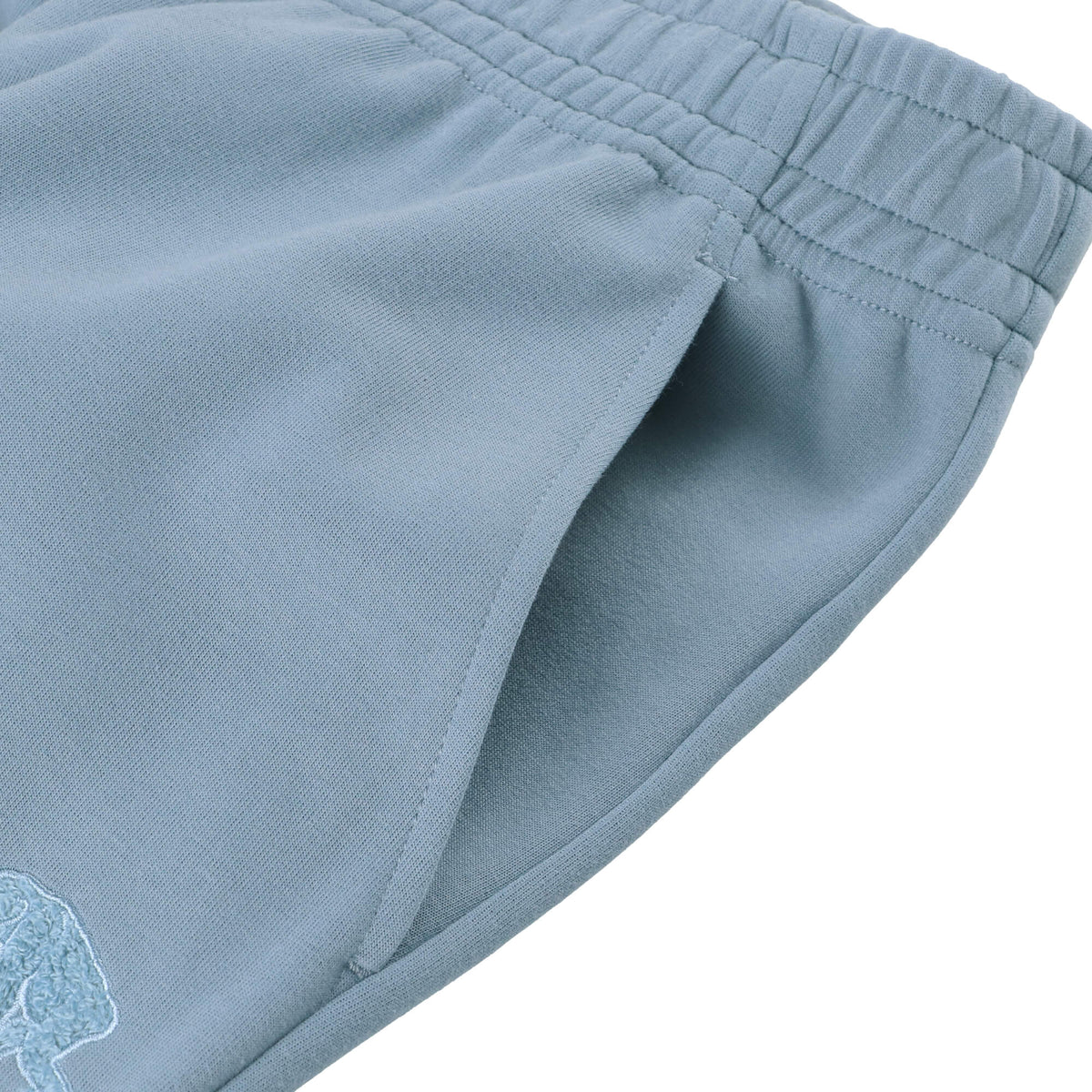 Double-faced sweatshirt Chenille patch Jogger pants
