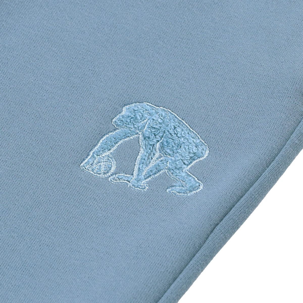 Double-faced sweatshirt Chenille patch Jogger pants