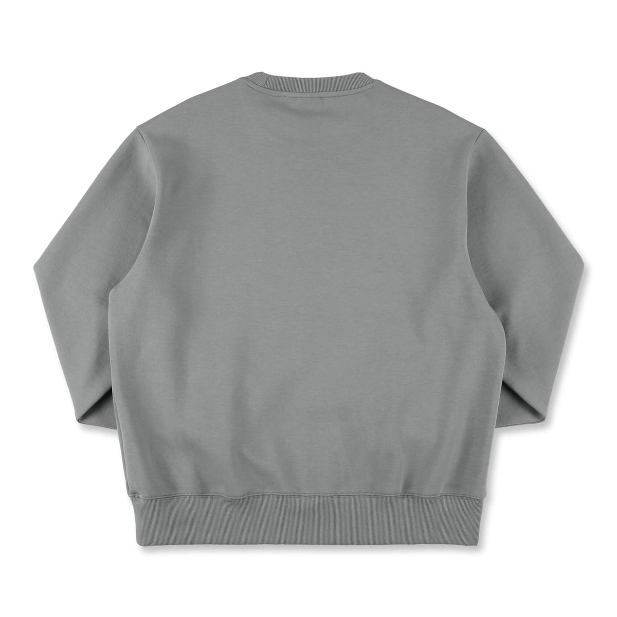 Double Face Sweat Chenille Patch Crew Neck