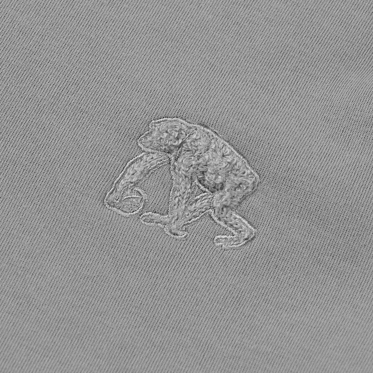 Double Face Sweat Chenille Patch Crew Neck