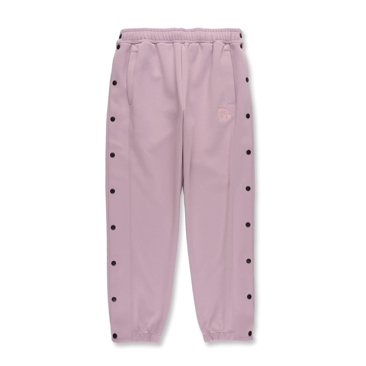 Double-faced sweatshirt Chenille patch Full open wide pants