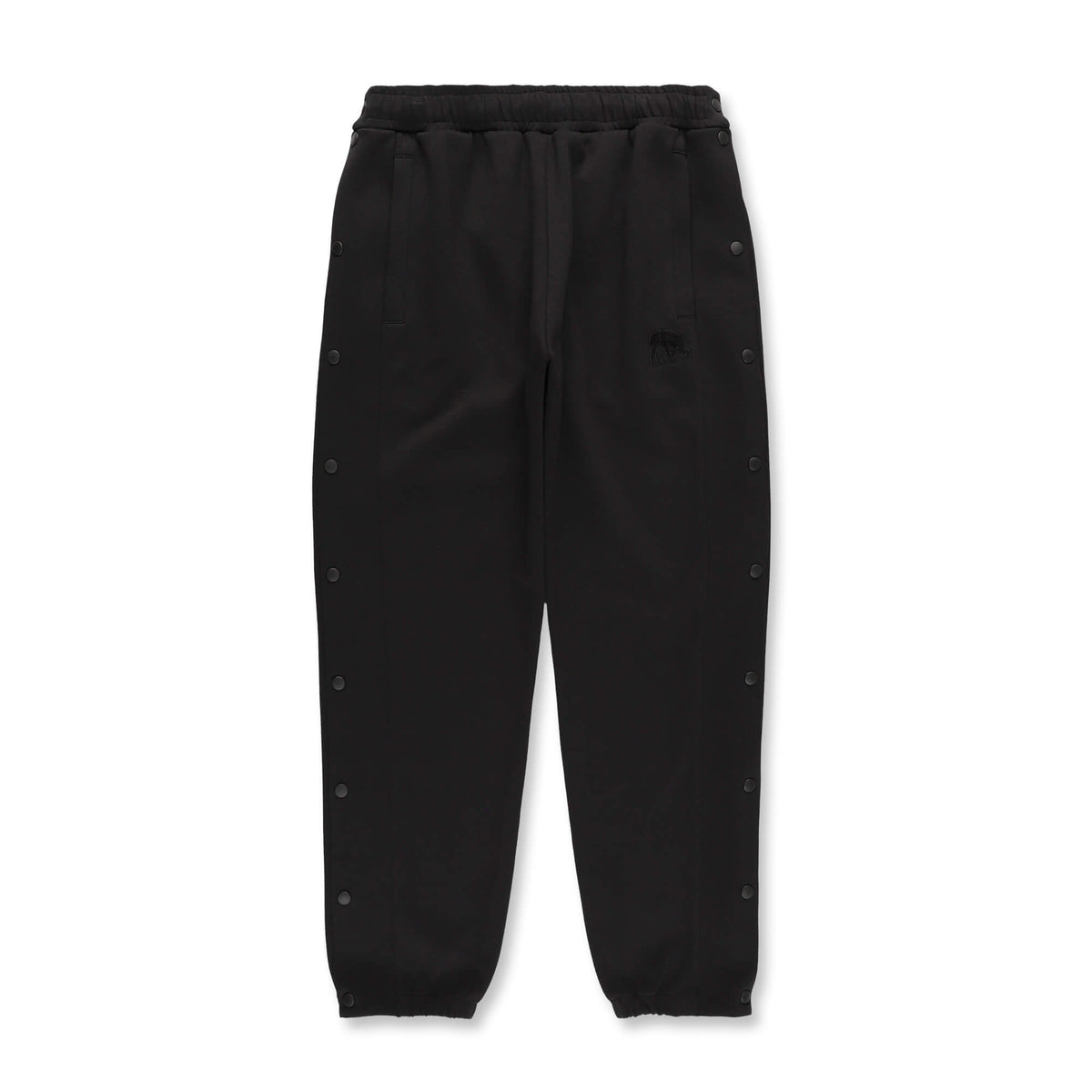 Double-faced sweatshirt Chenille patch Full open wide pants
