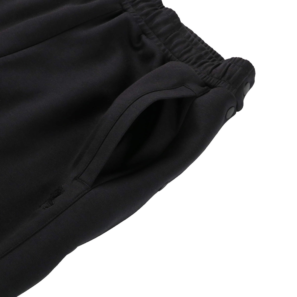 Double-faced sweatshirt Chenille patch Full open wide pants