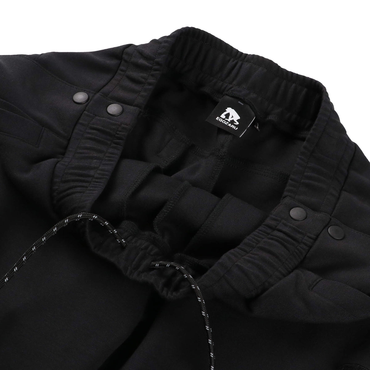 Double-faced sweatshirt Chenille patch Full open wide pants