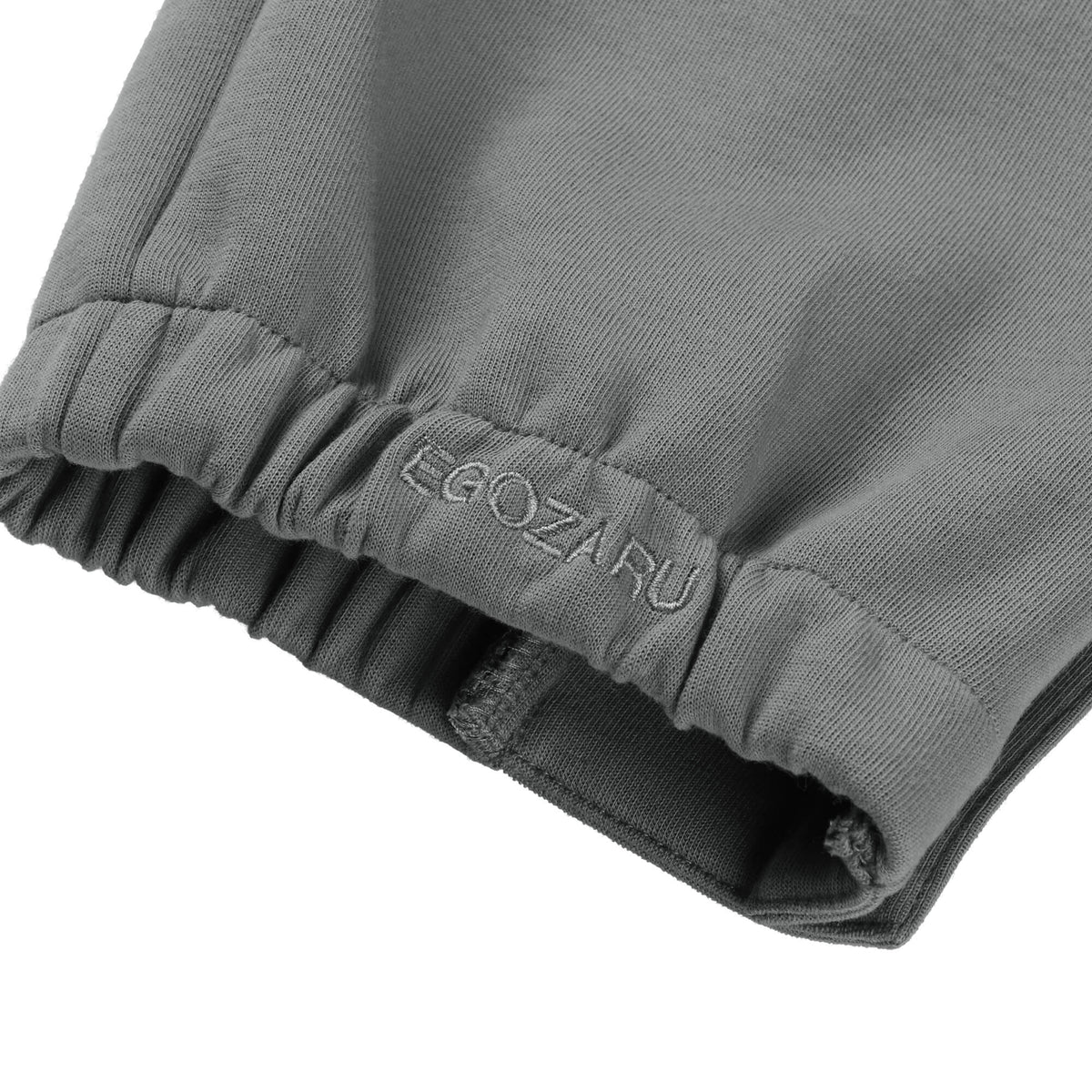 Double-faced sweatshirt Chenille patch Full open wide pants