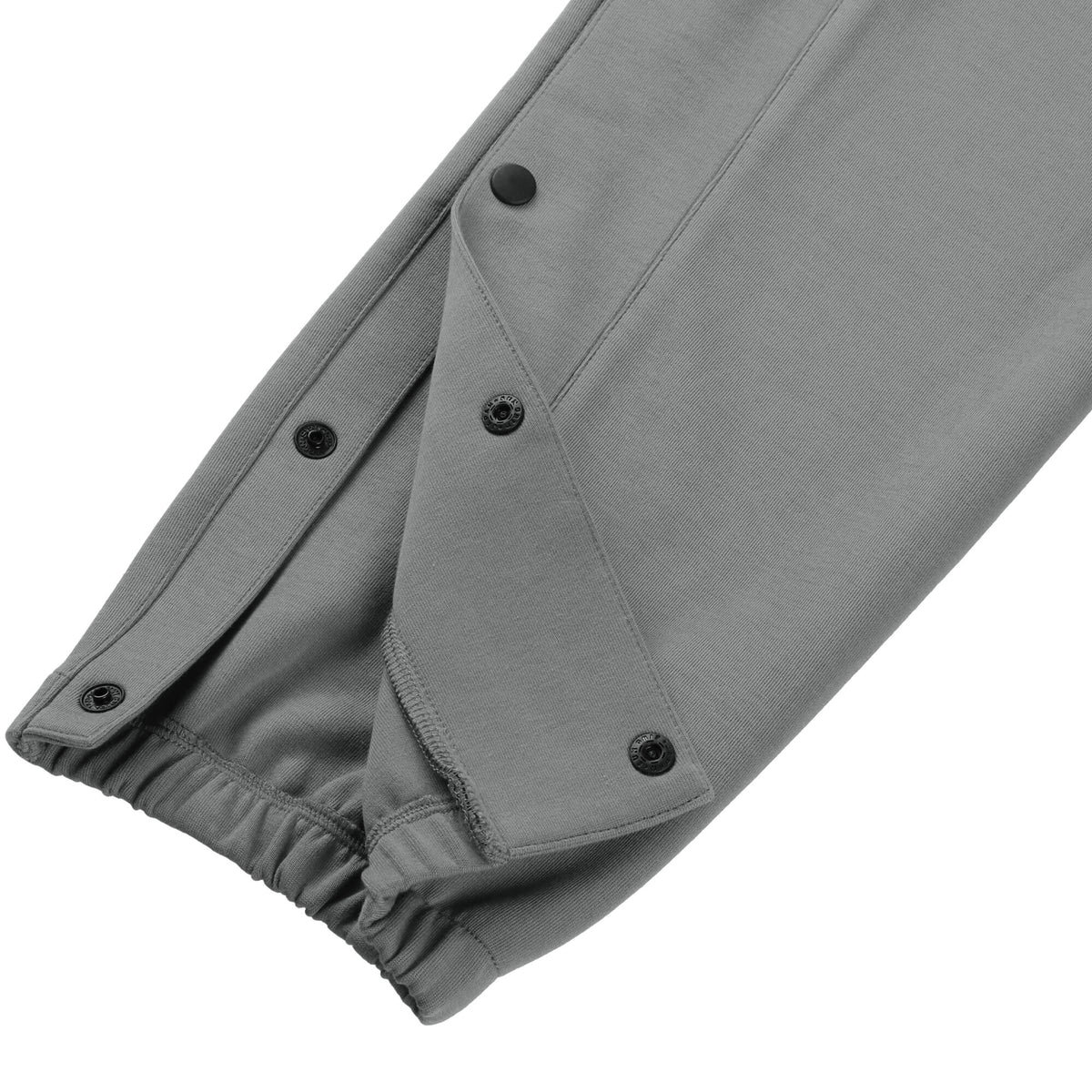 Double-faced sweatshirt Chenille patch Full open wide pants