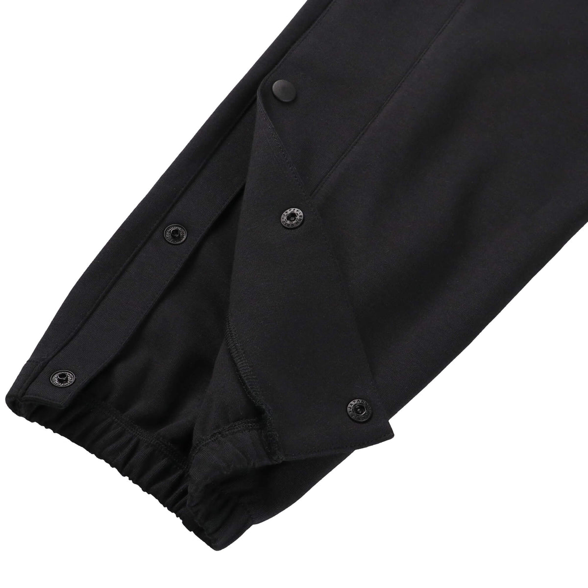Double-faced sweatshirt Chenille patch Full open wide pants