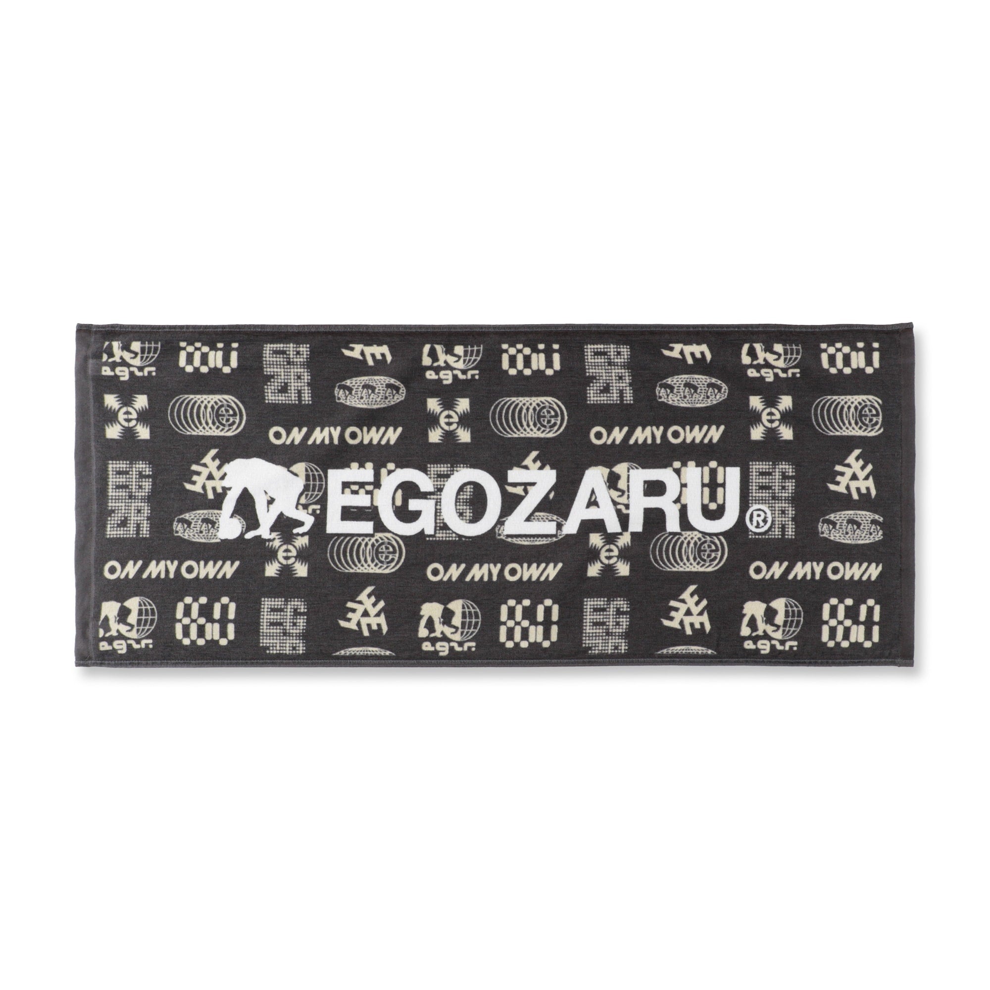 レトロテクノパターン スポーツフェイスタオル – EGOZARU ONLINE STORE