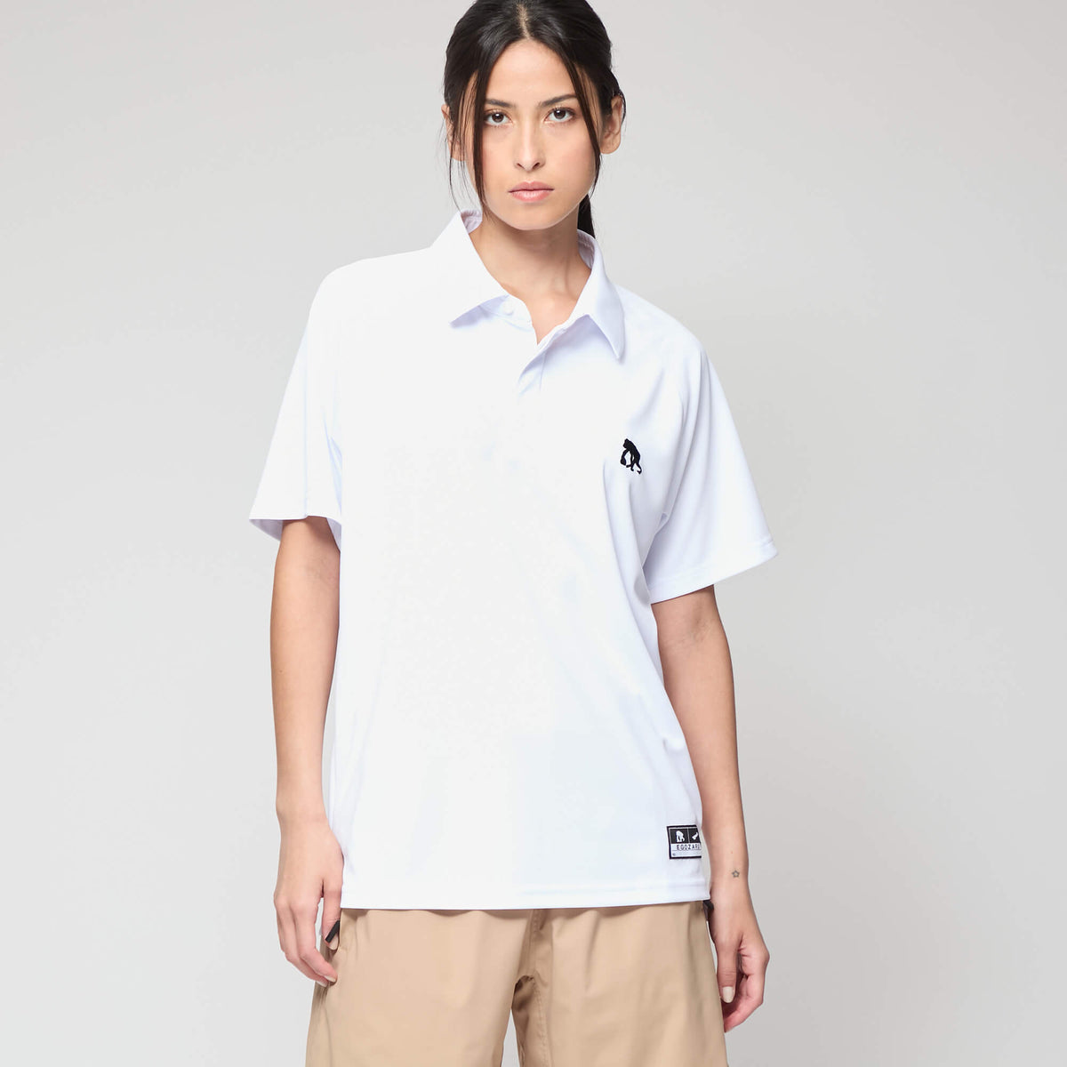 Solid polo shirt