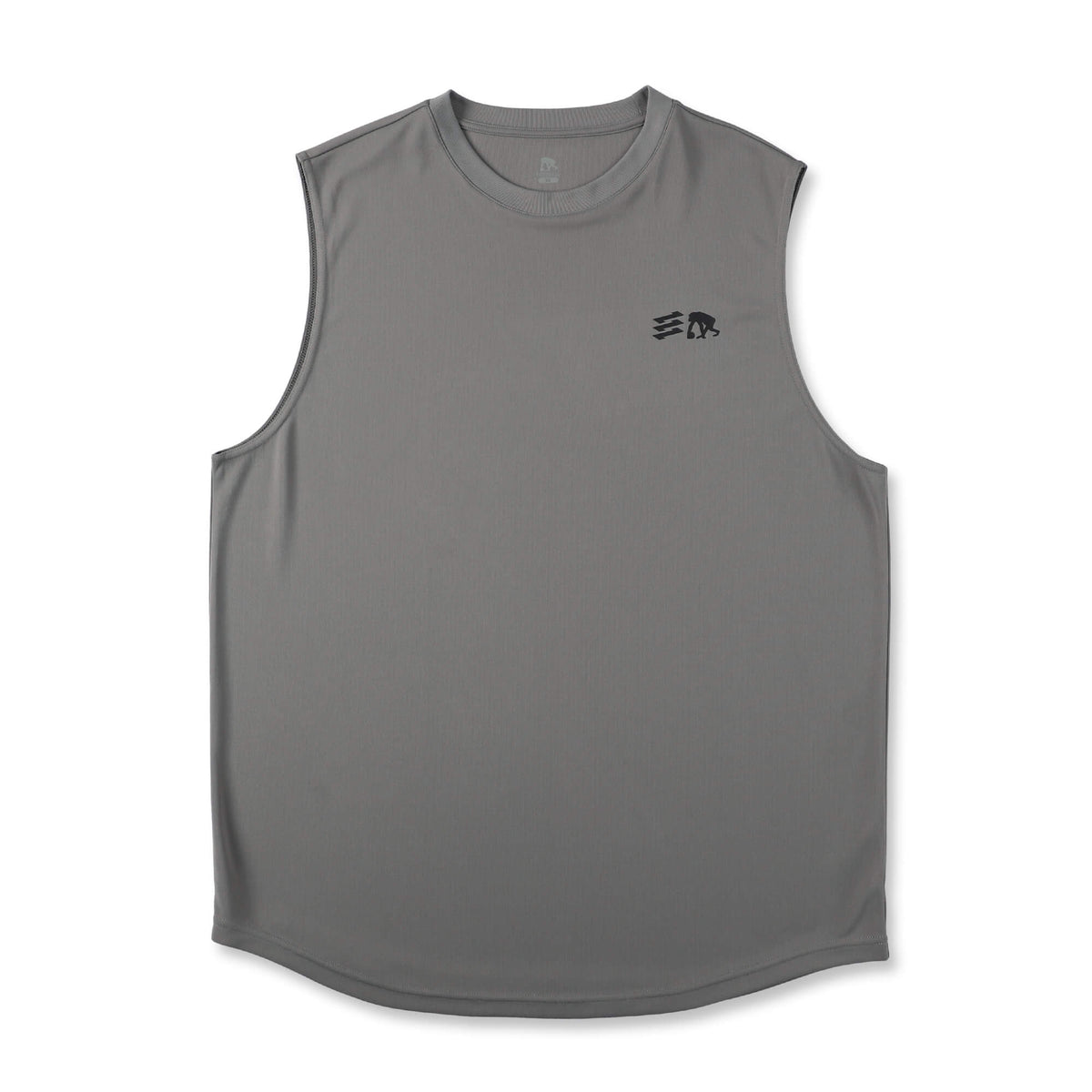 One-point dual logo sleeveless shirt