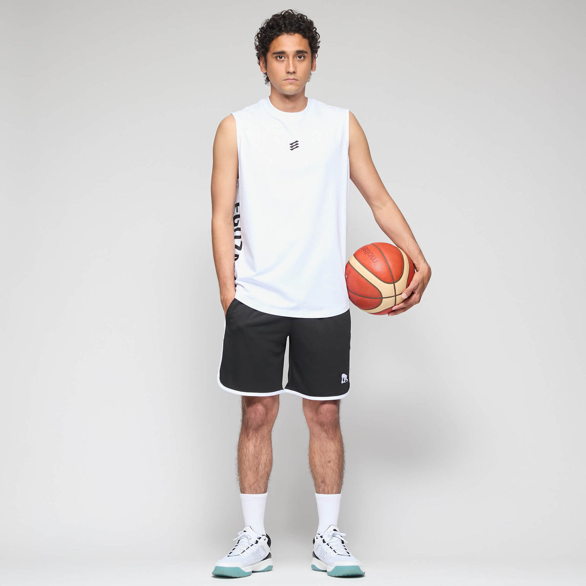Side panel sleeveless shirt