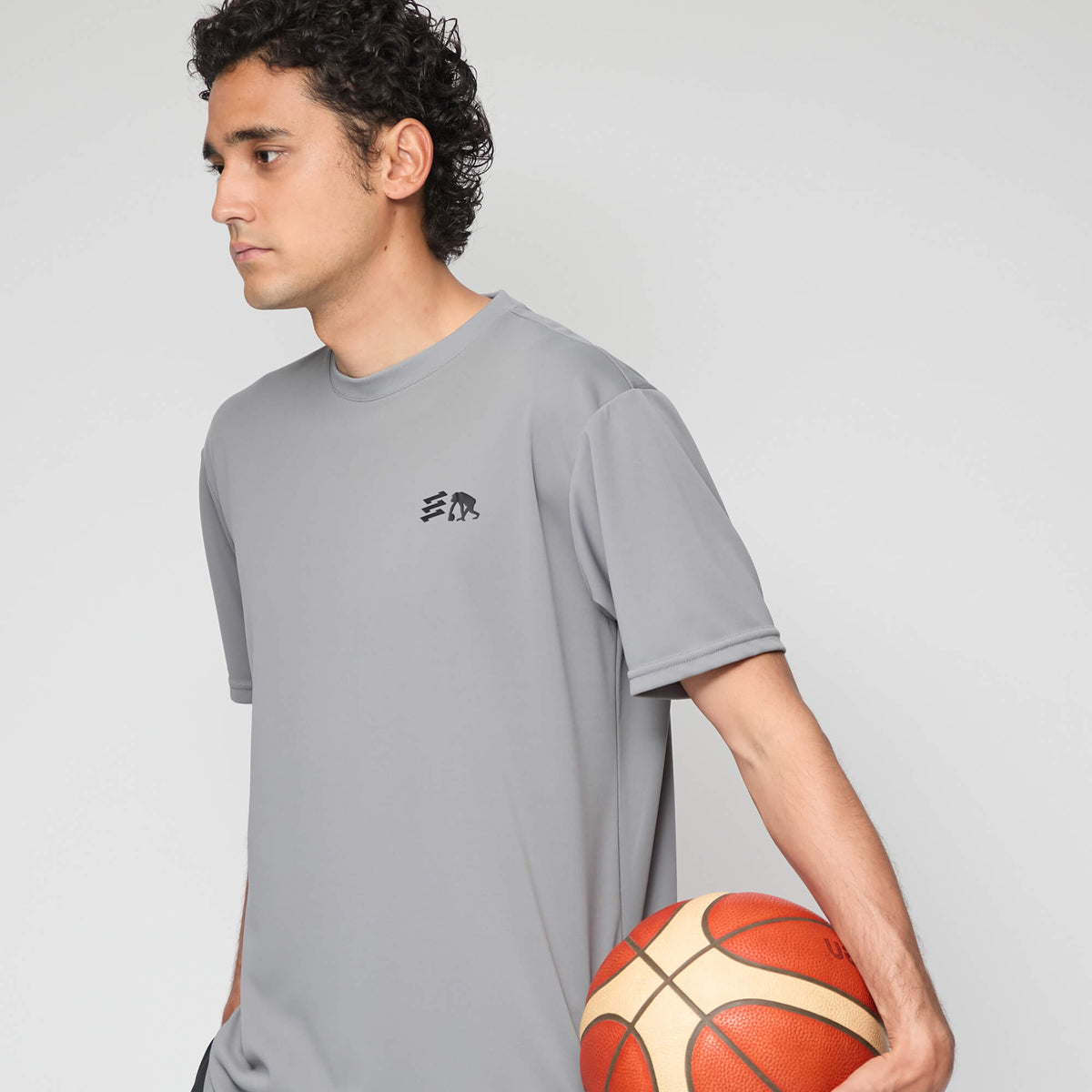 ワンポイント デュアルロゴ Tシャツ