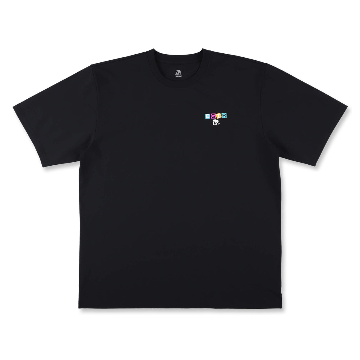 BIGシルエット カラーブロック ワンポイント Tシャツ