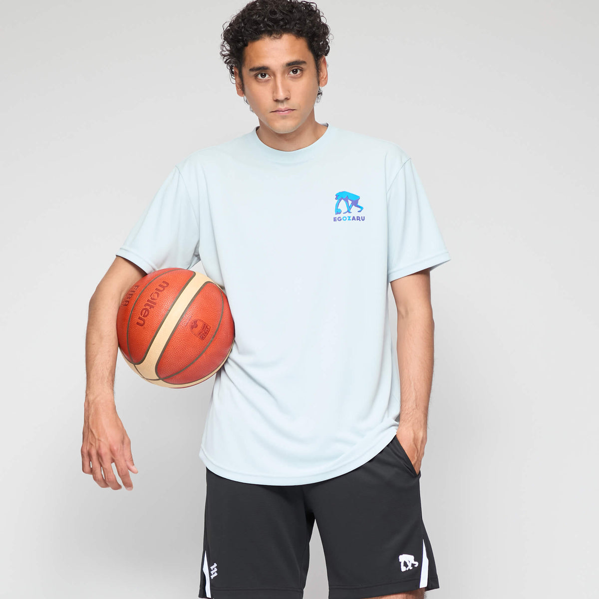 ポリゴン バックプリント Tシャツ