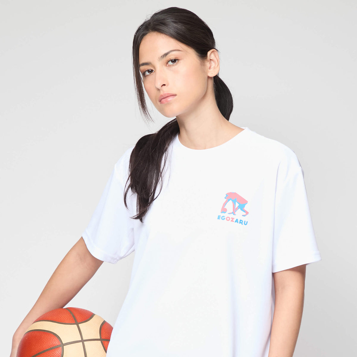 ポリゴン バックプリント Tシャツ