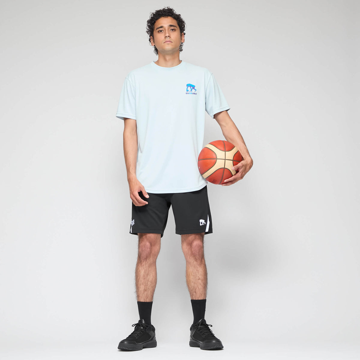 ポリゴン バックプリント Tシャツ