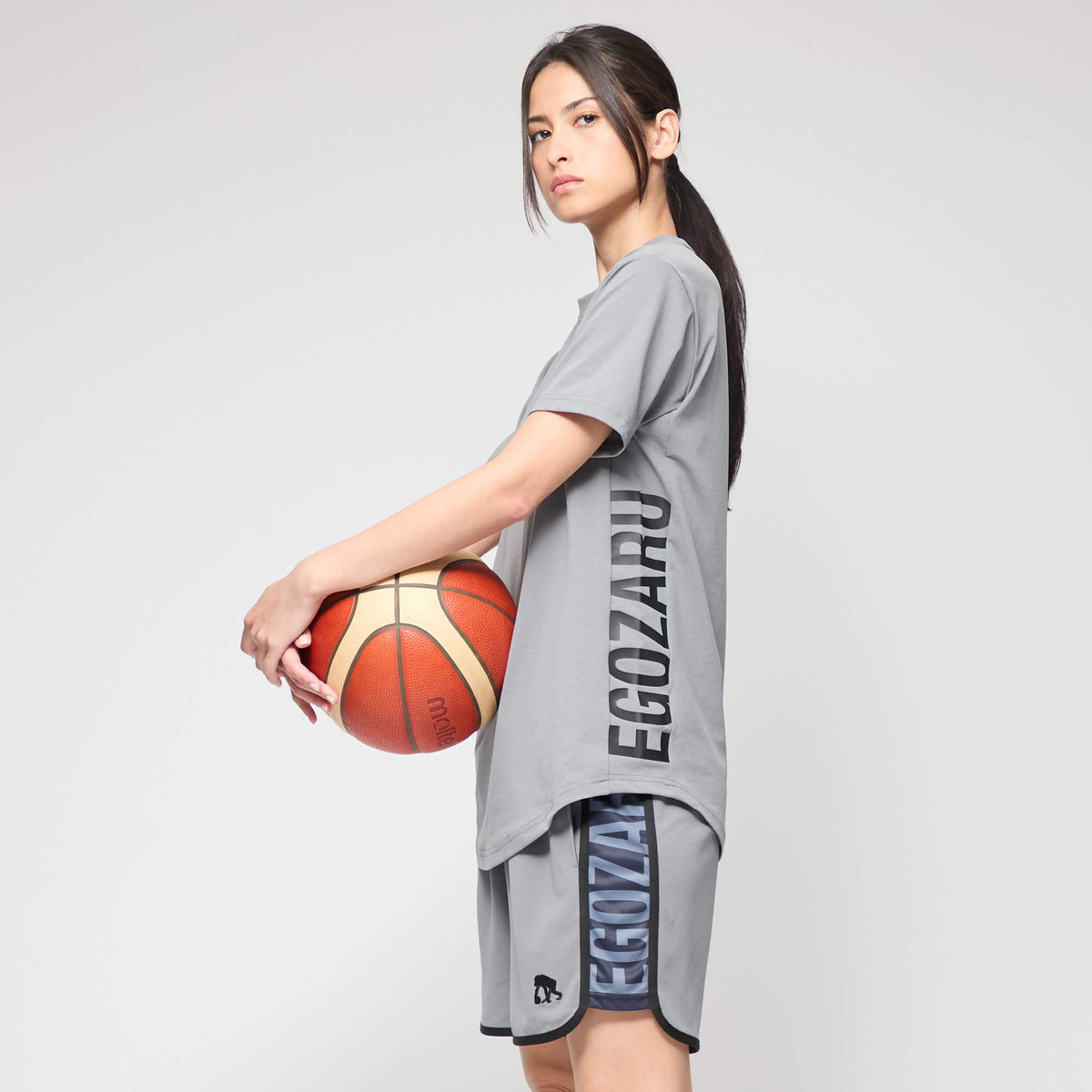 デュアルロゴ サイドパネル Tシャツ