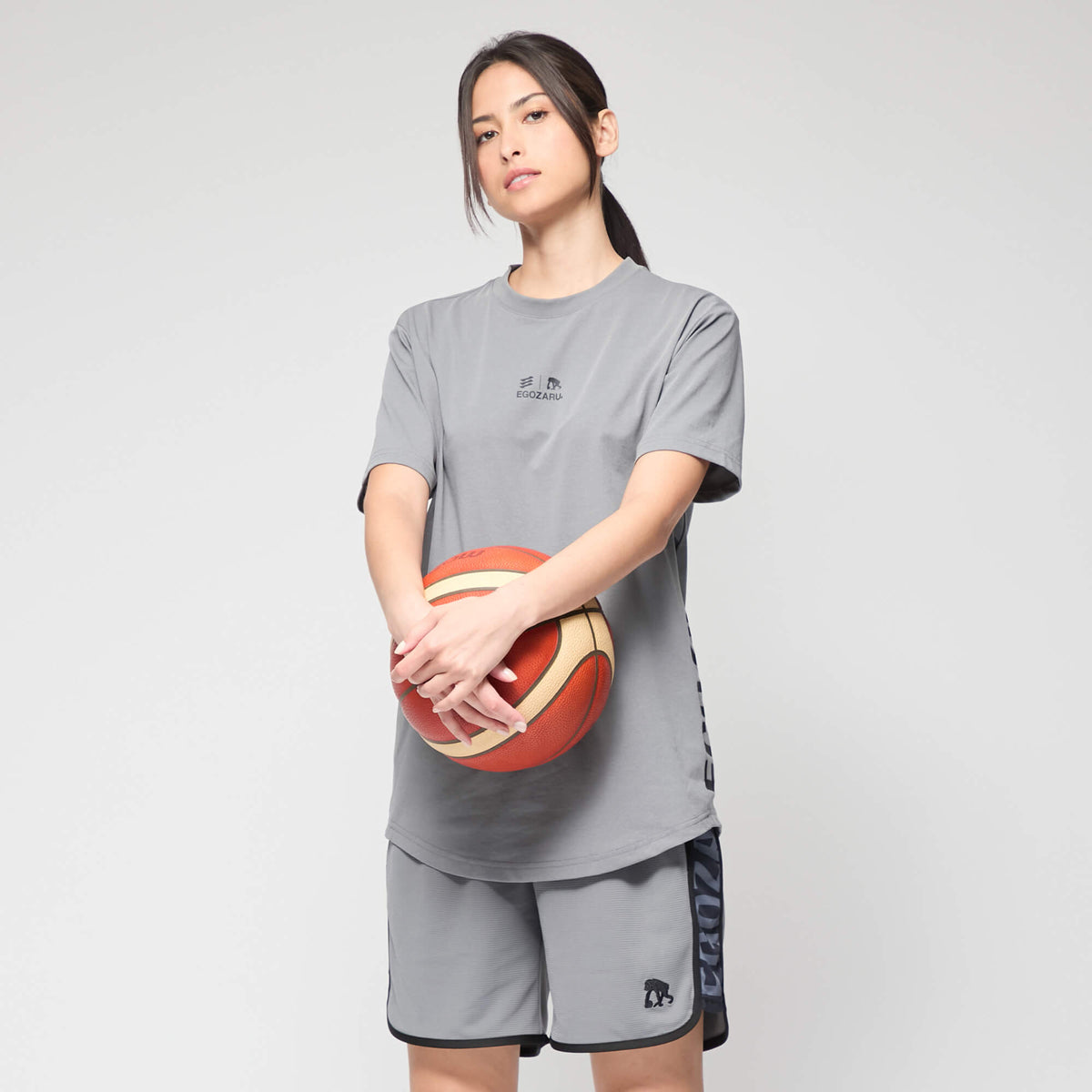 デュアルロゴ サイドパネル Tシャツ