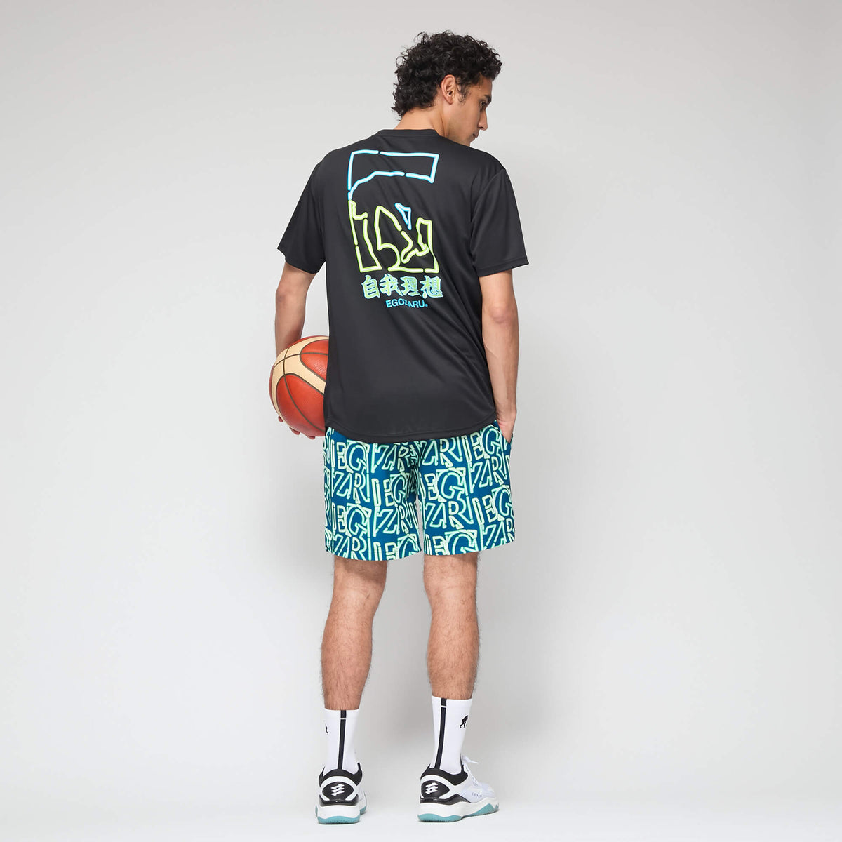 ネオン バックプリント Tシャツ