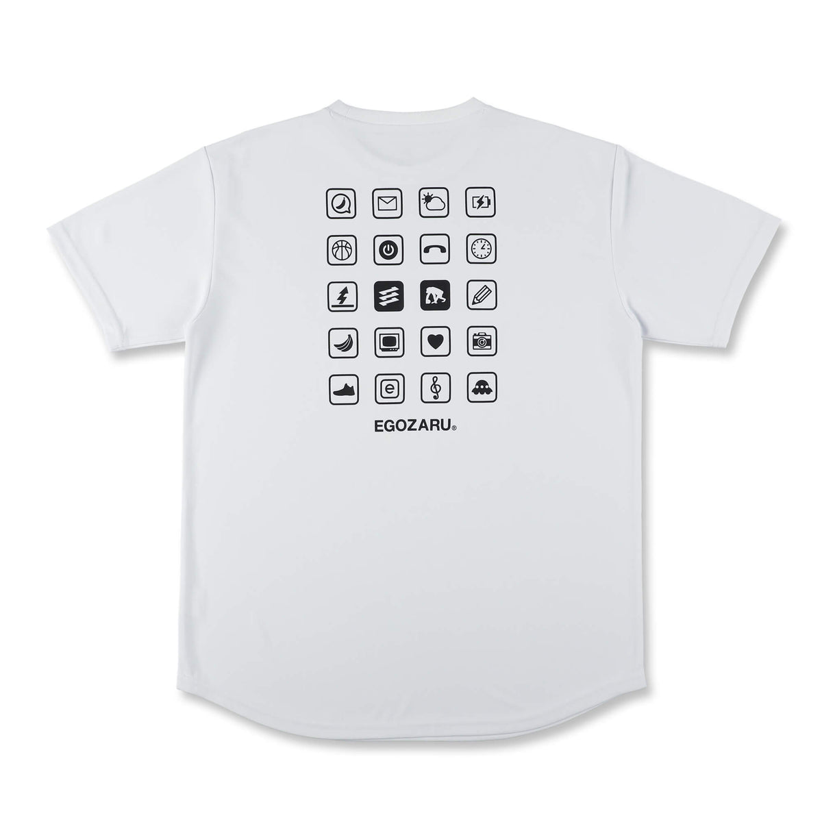 デュアルロゴ アイコン バックプリント Tシャツ
