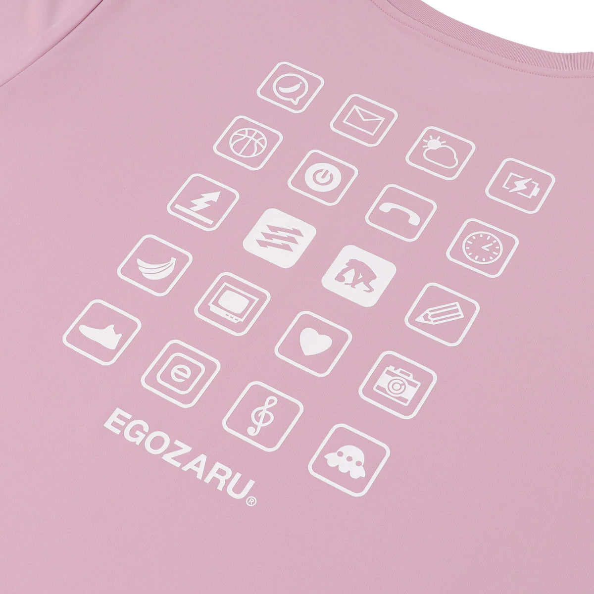 デュアルロゴ アイコン バックプリント Tシャツ