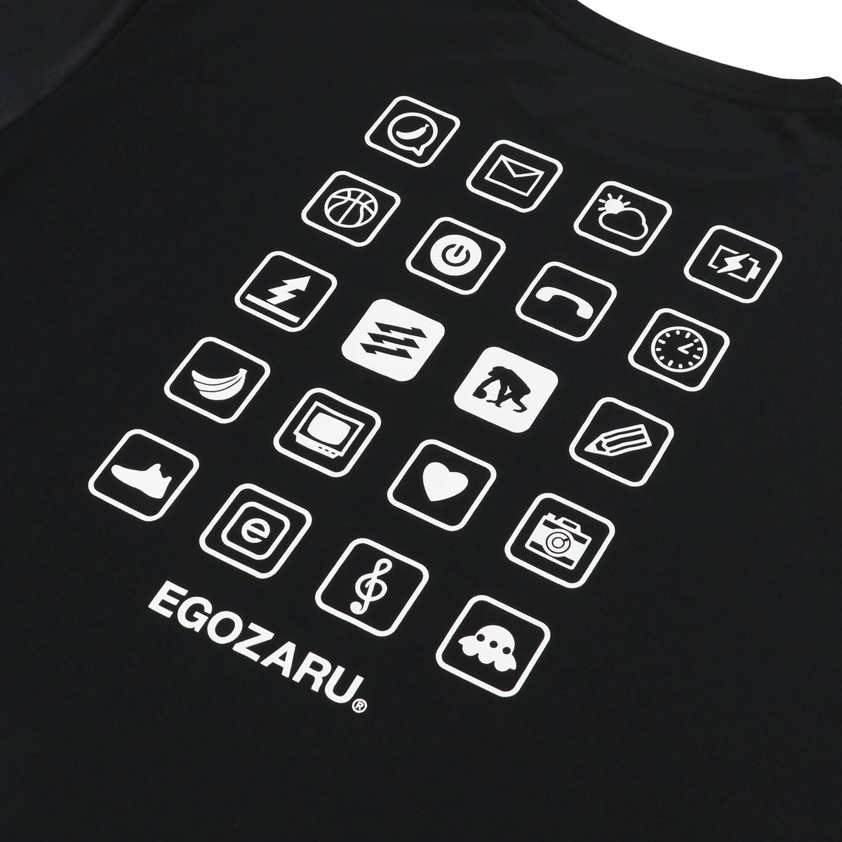 デュアルロゴ アイコン バックプリント Tシャツ