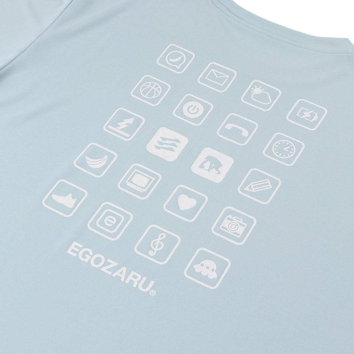 デュアルロゴ アイコン バックプリント Tシャツ