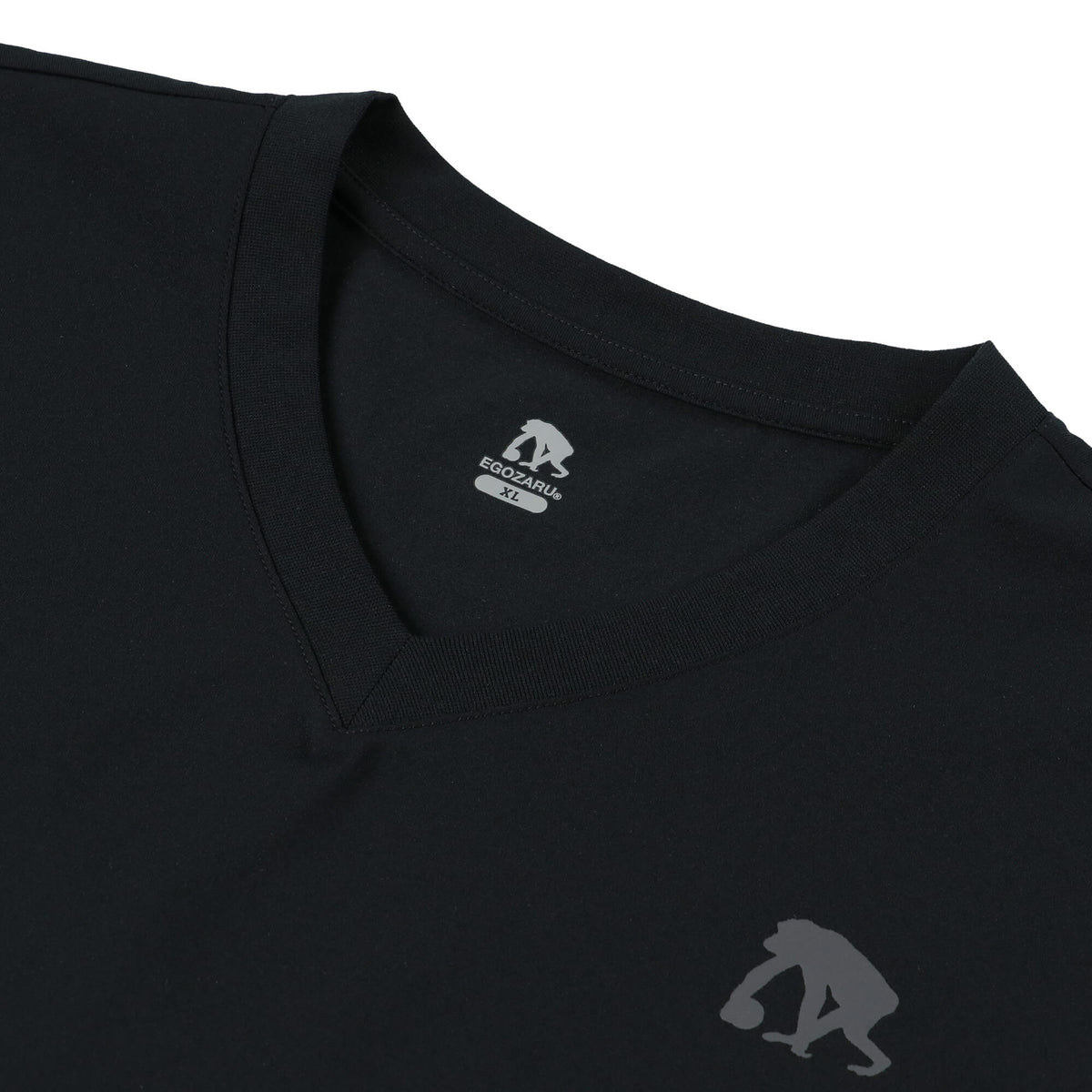 V-neck solid T-shirt