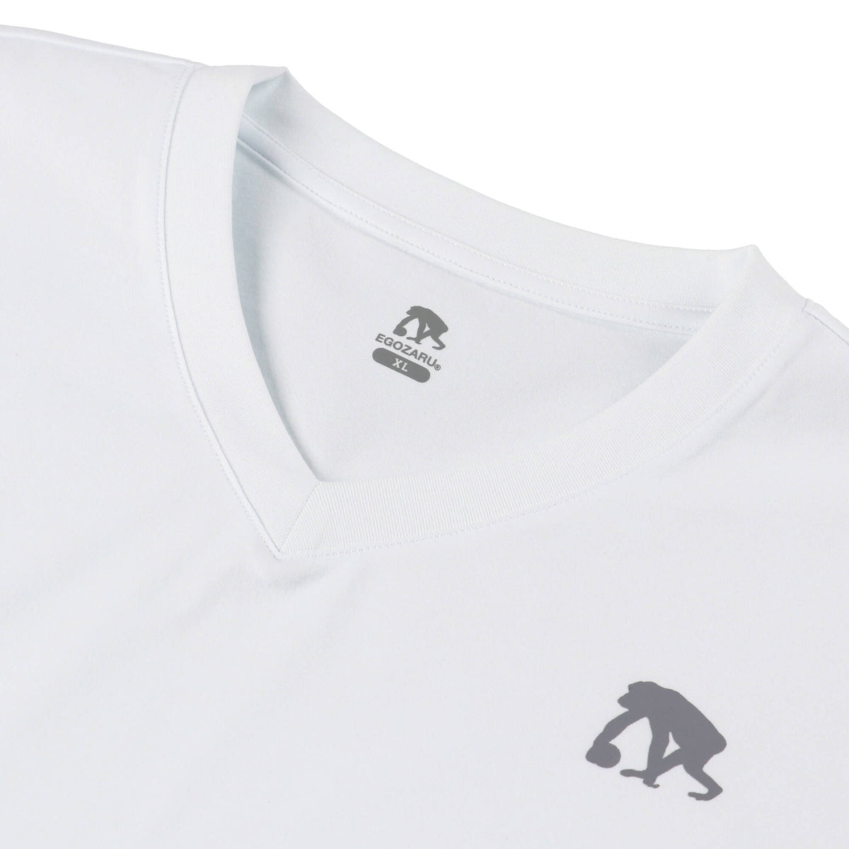 V-neck solid T-shirt