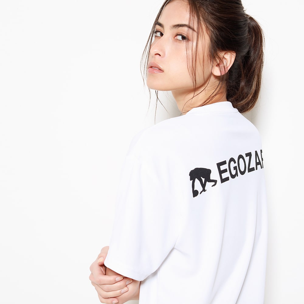 ソリッドバックプリント Tシャツ