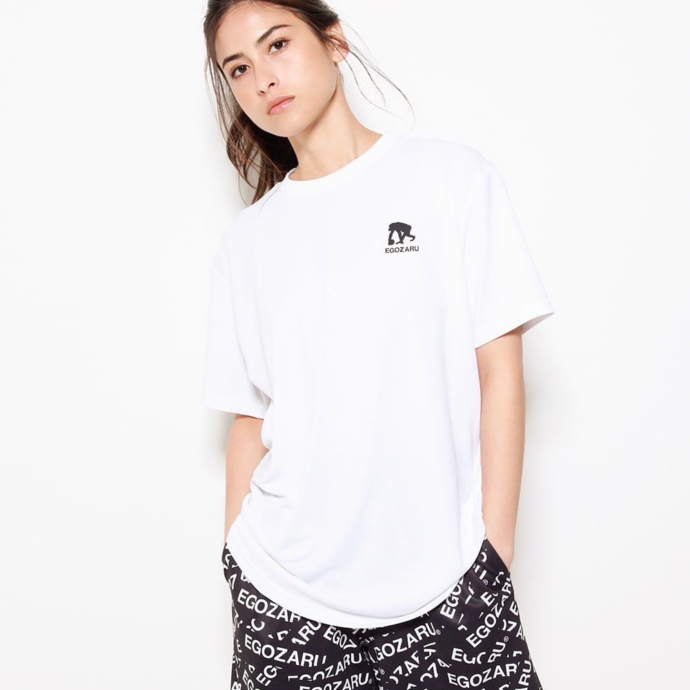 ソリッドバックプリント Tシャツ