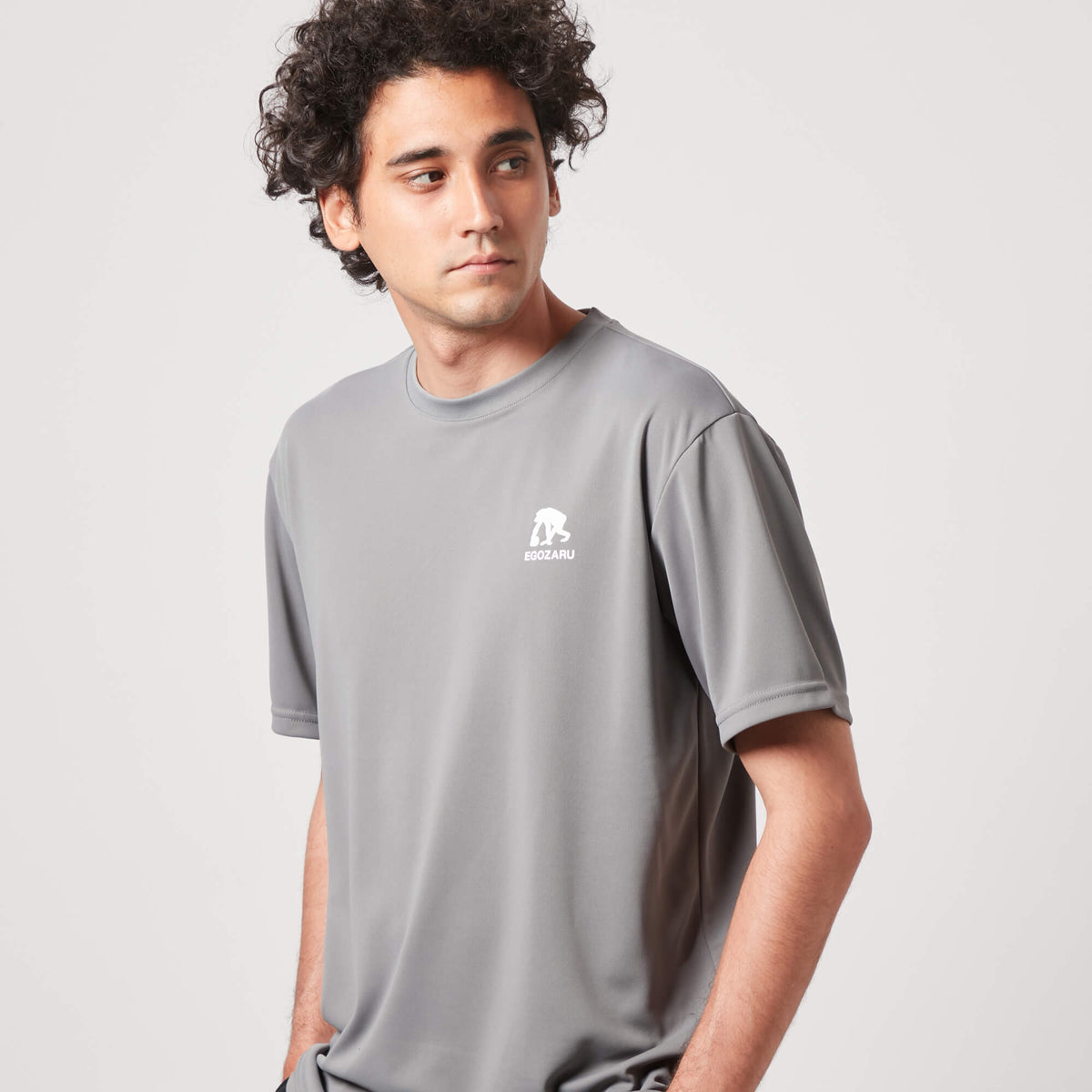 ソリッドバックプリント Tシャツ