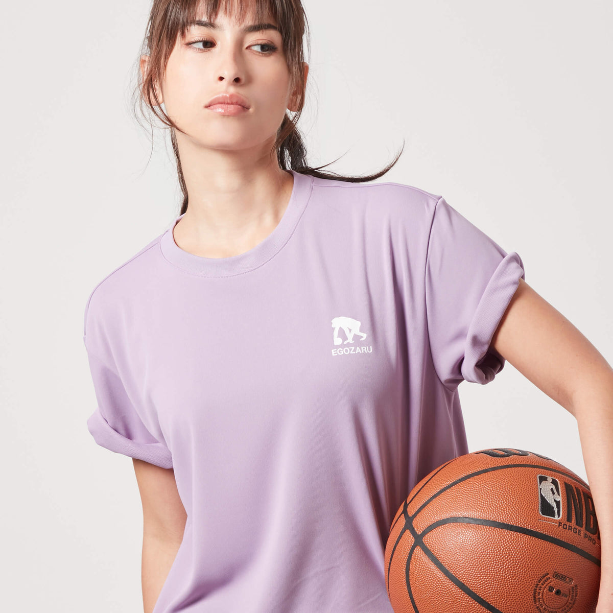 ソリッドバックプリント Tシャツ