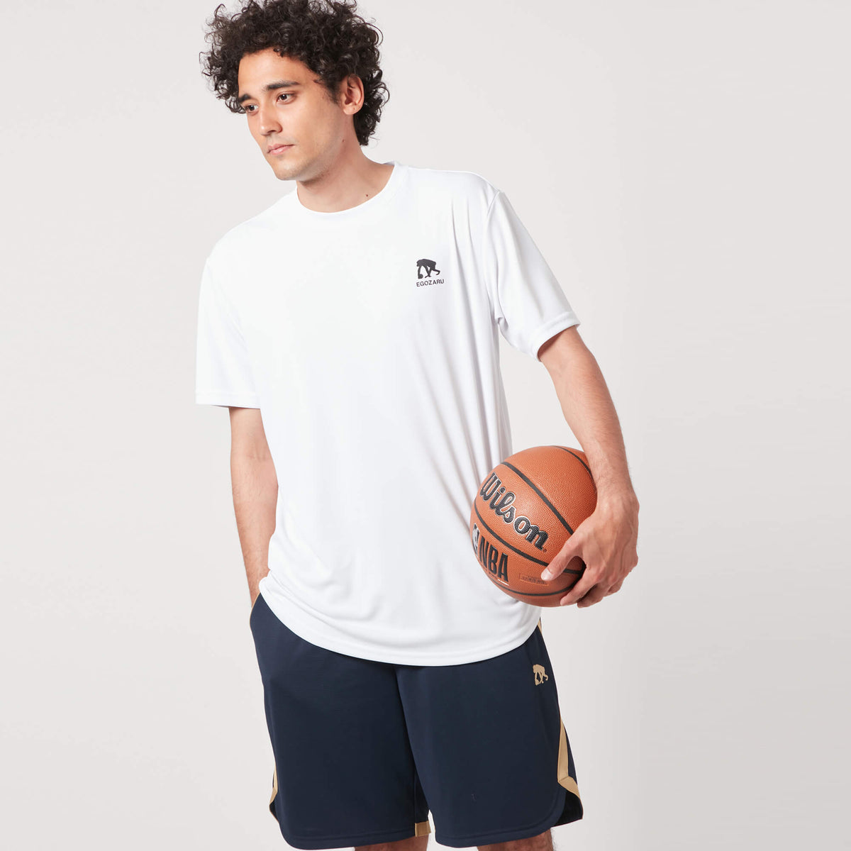 ソリッドバックプリント Tシャツ