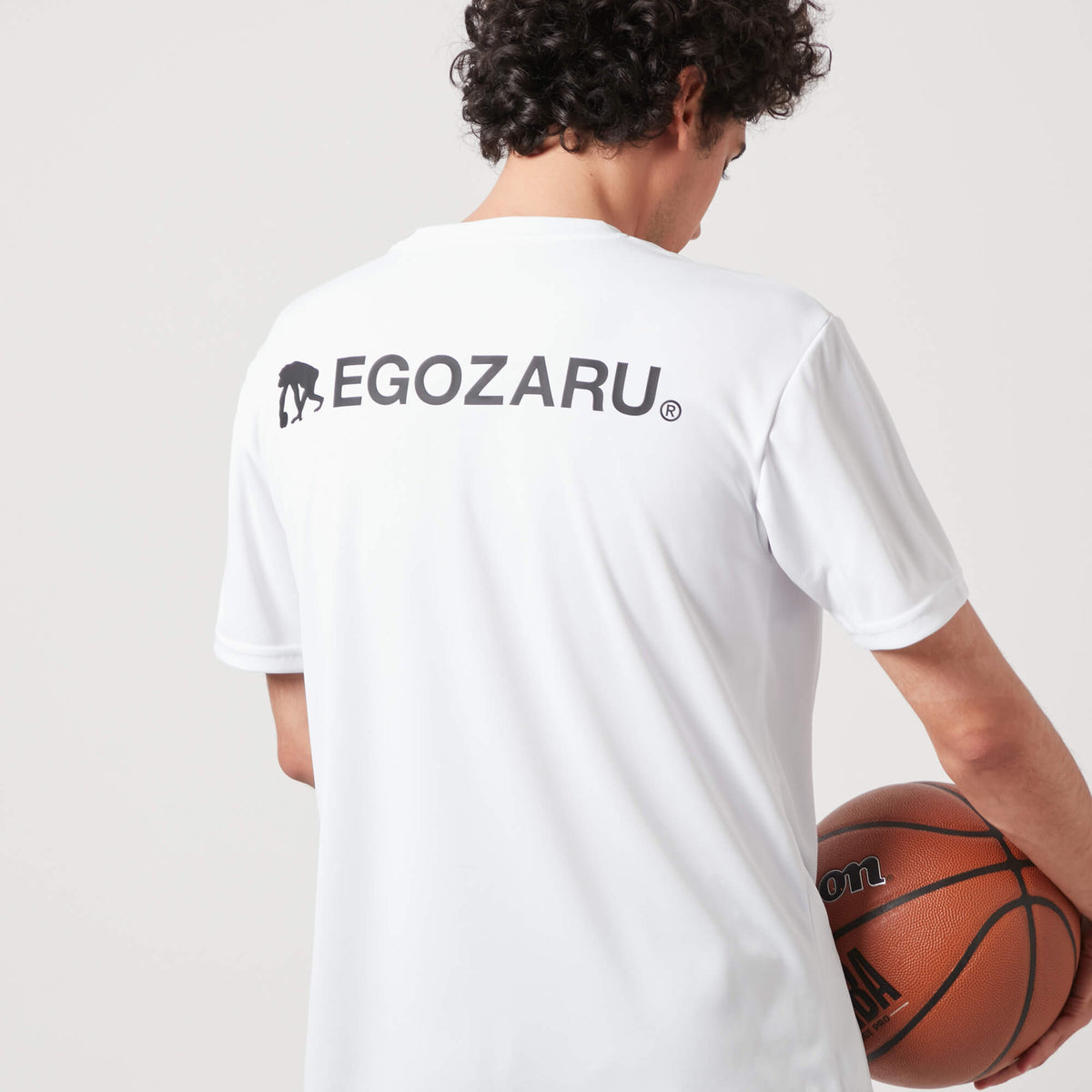 ソリッドバックプリント Tシャツ